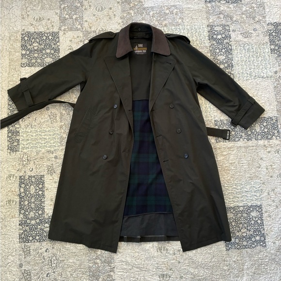 Men's Dark Green Trench Coat
